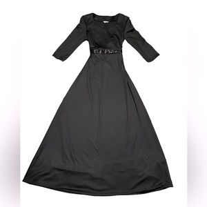 Black formal A line dress size 6